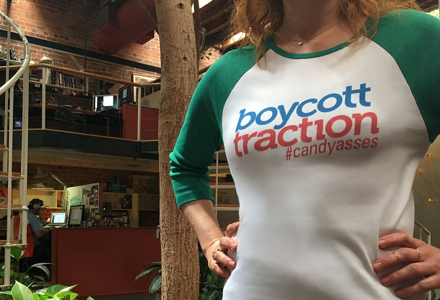 boycott traction shirt